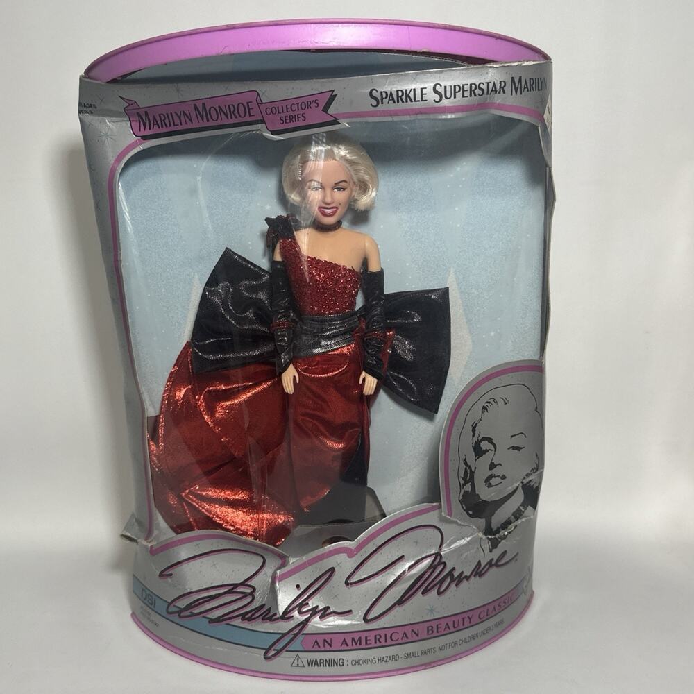 NIB 1993 Marilyn Monroe Sparkle Superstar Collector Doll #2 DSI # 07406 NRFB